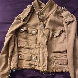 Brown Jacket. Size L. Bershka